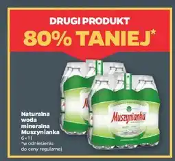 Netto Woda niegazowana Muszynianka oferta