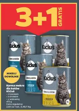 Netto Karma dla kota z łososiem Kiciuś oferta
