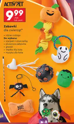 Biedronka Szarpak z piszczałką Activ Pet oferta