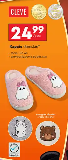 Biedronka Kapcie damskie 37-40 Cleve oferta