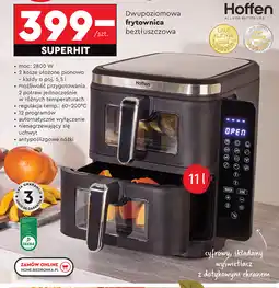 Biedronka Frytkownica dwupoziomowa 2800 w Hoffen oferta
