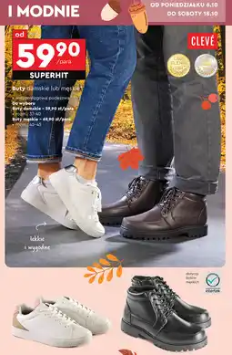 Biedronka Buty męskie 42-45 Cleve oferta