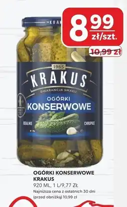 Społem Ogórki konserwowe Krakus oferta