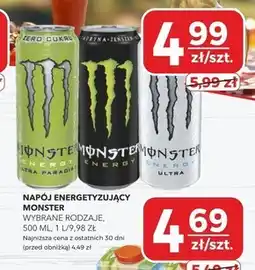Społem Napój Monster oferta