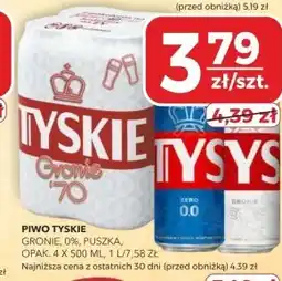 Społem Piwo Tyskie oferta