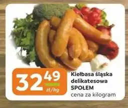 Społem Kiełbasa delikatesowa Śląska oferta
