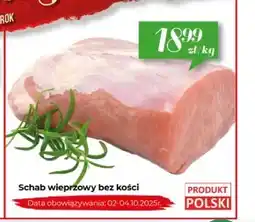 Społem Schab bez kości Data oferta