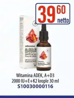 AT Witamina ADEK, A+D3 2000IU+E+K2 oferta