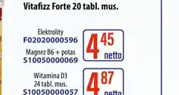 AT Vitafizz Forte Elektrolity / Magnez B6+potas oferta