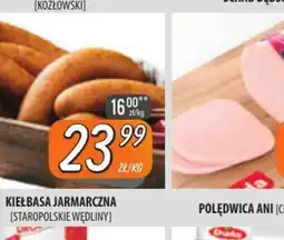 Społem Szczecin Kiełbasa jarmarczna oferta