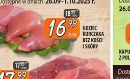 Społem Szczecin Udziec kurczaka bez kości i skóry oferta