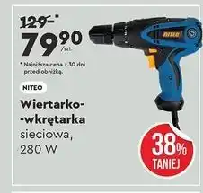 Biedronka Wiertarko-wkrętarka 280w Niteo Tools oferta