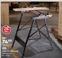 Biedronka Stół warsztatowy 60.5 x 63.5 78 cm Niteo Tools oferta