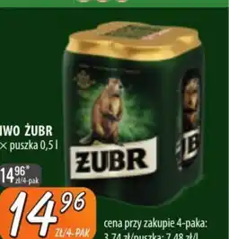 Społem Szczecin Piwo Żubr oferta