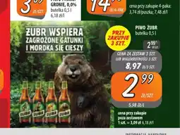 Społem Szczecin Piwo Żubr oferta