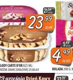Społem Szczecin Lody Carte D'or oferta