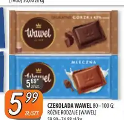 Społem Szczecin Czekolada Wawel oferta