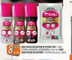 Społem Szczecin Emu Pasta do butów w płynie 2w1 oferta