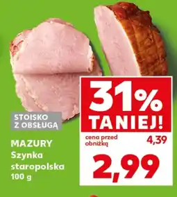 Kaufland Szynka Mazury oferta