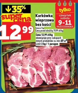 Topaz Karkówka wieprzowa bez kości TOPAZ oferta
