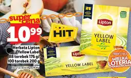 Topaz Herbata Lipton Yellow Label 88 torebek 176g/100 torebek 200g oferta