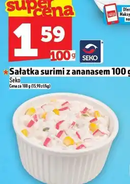 Topaz Sałatka surimi z ananasem 100g Seko oferta