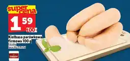 Topaz Kiełbasa parówkowa firmowa 100g Sokołów oferta