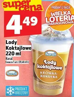 Topaz Lody Koktajlowe 220ml Koral oferta