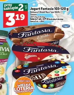 Topaz Jogurt Jogurt Fantasia 103-120 g Maltesers/E.Wedel/Mars/Twix/M&M's Danone oferta