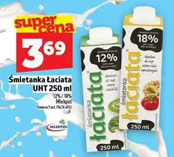 Topaz Śmietanka Łaciata UHT 250ml Mlekpol oferta