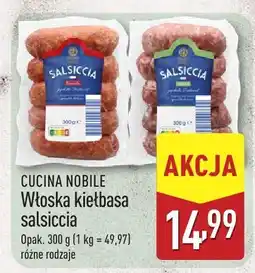 ALDI Włoska kiełbasa salsiccia Cucina Nobile 300g oferta