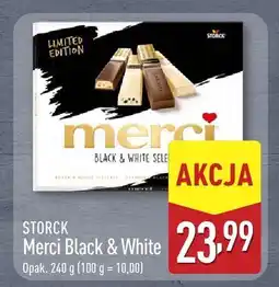 ALDI Czekolada Merci Black & White 240g Storck oferta