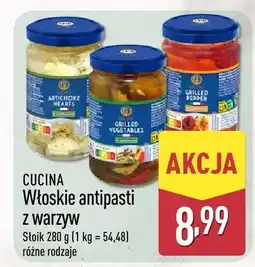ALDI Włoskie antipasti z warzyw Cucina Nobile 280g różne rodzaje oferta