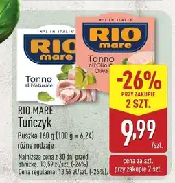 ALDI Tuńczyk Rio Mare 160g oferta