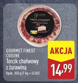 ALDI Torcik chałwowy z żurawiną Gourmet Finest Cuisine 350g oferta