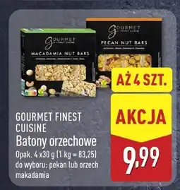 ALDI Batony orzechowe Gourmet Finest Cuisine 4x30g oferta