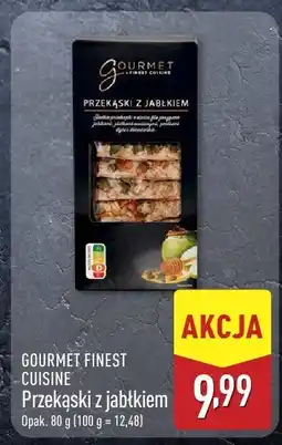 ALDI Przekąski z jabłkiem Gourmet Finest Cuisine 80g oferta