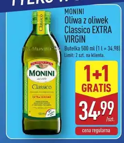 ALDI Oliwa z oliwek Classico EXTRA VIRGIN MONINI 500ml oferta