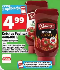 Topaz Ketchup Pudliszki 440/480 g oferta