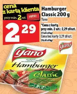 Topaz Hamburger Classic 200 g Yano oferta