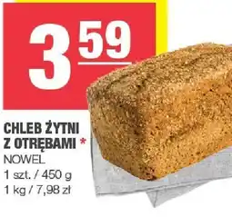 Spar Chleb żytni z otrębami 450g Nowel oferta