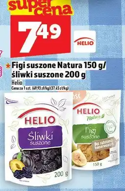 Topaz Figi suszone Natura 150g / Śliwki suszone 200g Helio oferta