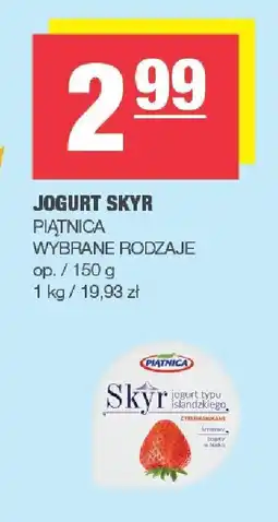Spar Jogurt skyr 150g PIĄTNICA oferta