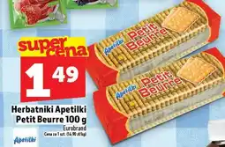 Topaz Herbatniki Apetitki Petit Beurre 100g Eurobrand oferta