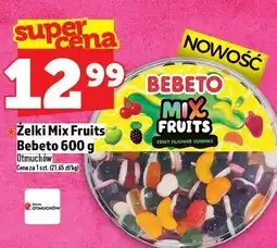 Topaz Żelki Mix Fruits Bebeto 600g Otmuchów oferta