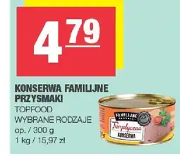 Spar Konserwa Familijne Przysmaki Topfood 300g oferta