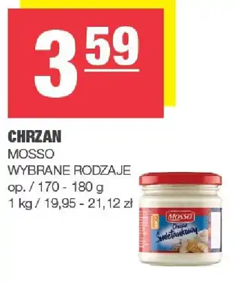 Spar Chrzan Mosso 170-180g oferta