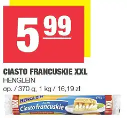 Spar Ciasto francuskie XXL Henglein 370g oferta