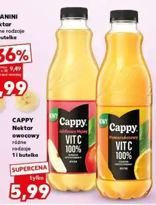 Kaufland CAPPY Nektar owocowy różne rodzaje 1 l butelka oferta