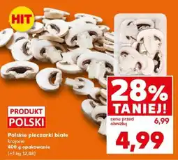 Kaufland Polskie pieczarki białe krojone oferta